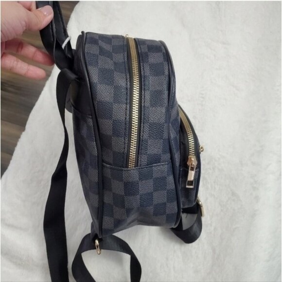 Graphite black and gray mini backpack - Picture 4 of 8